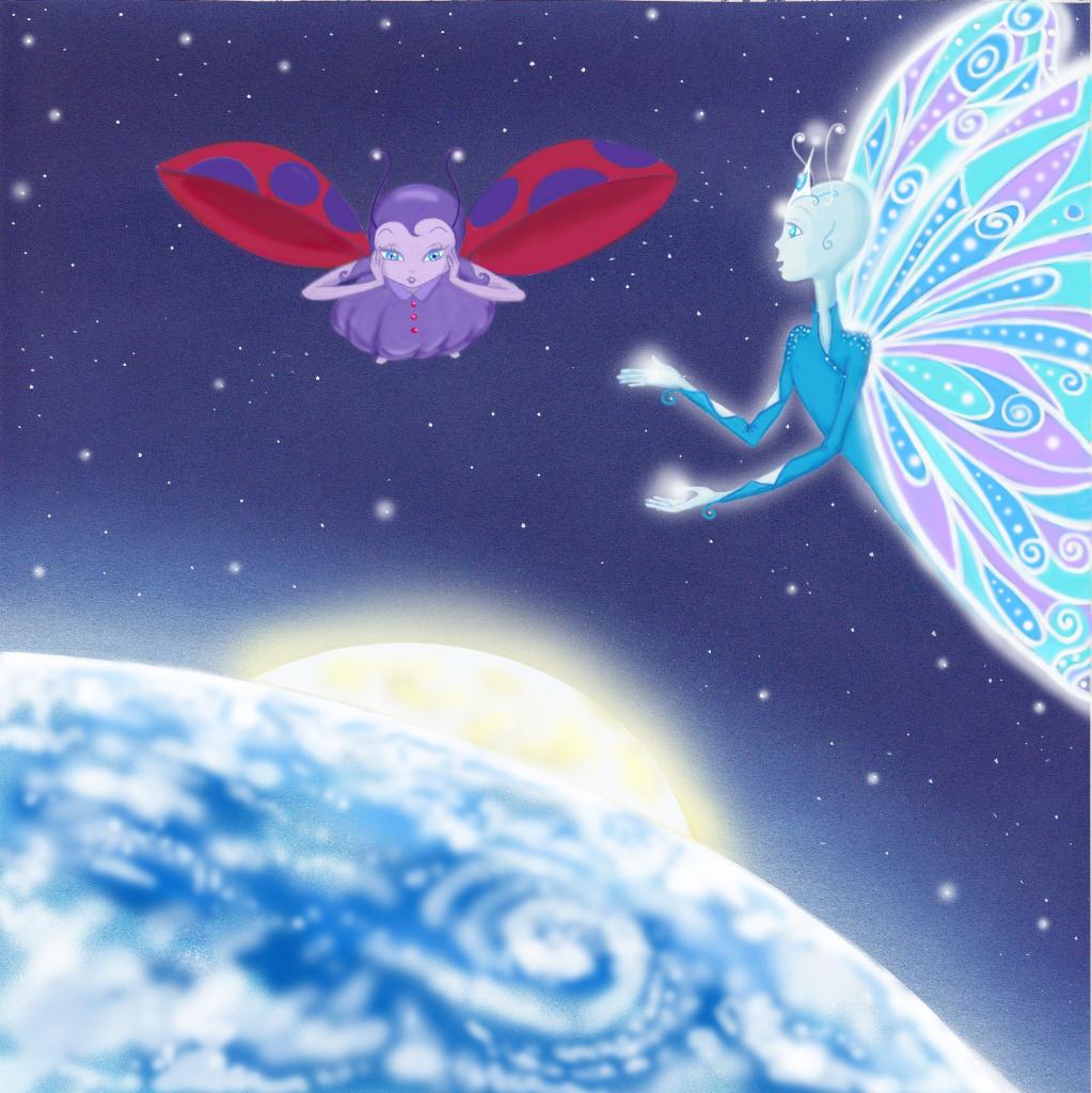 Lili dans l'espace (Lili et le papillon de Lumière.)